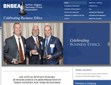 Tablet Screenshot of buffalobusinessethics.org